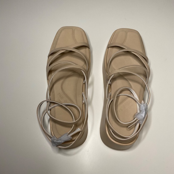 Rag & bone Logan Strappy Leather Flatform Sandals - Picture 5 of 8